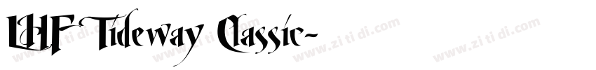 LHF Tideway Classic字体转换